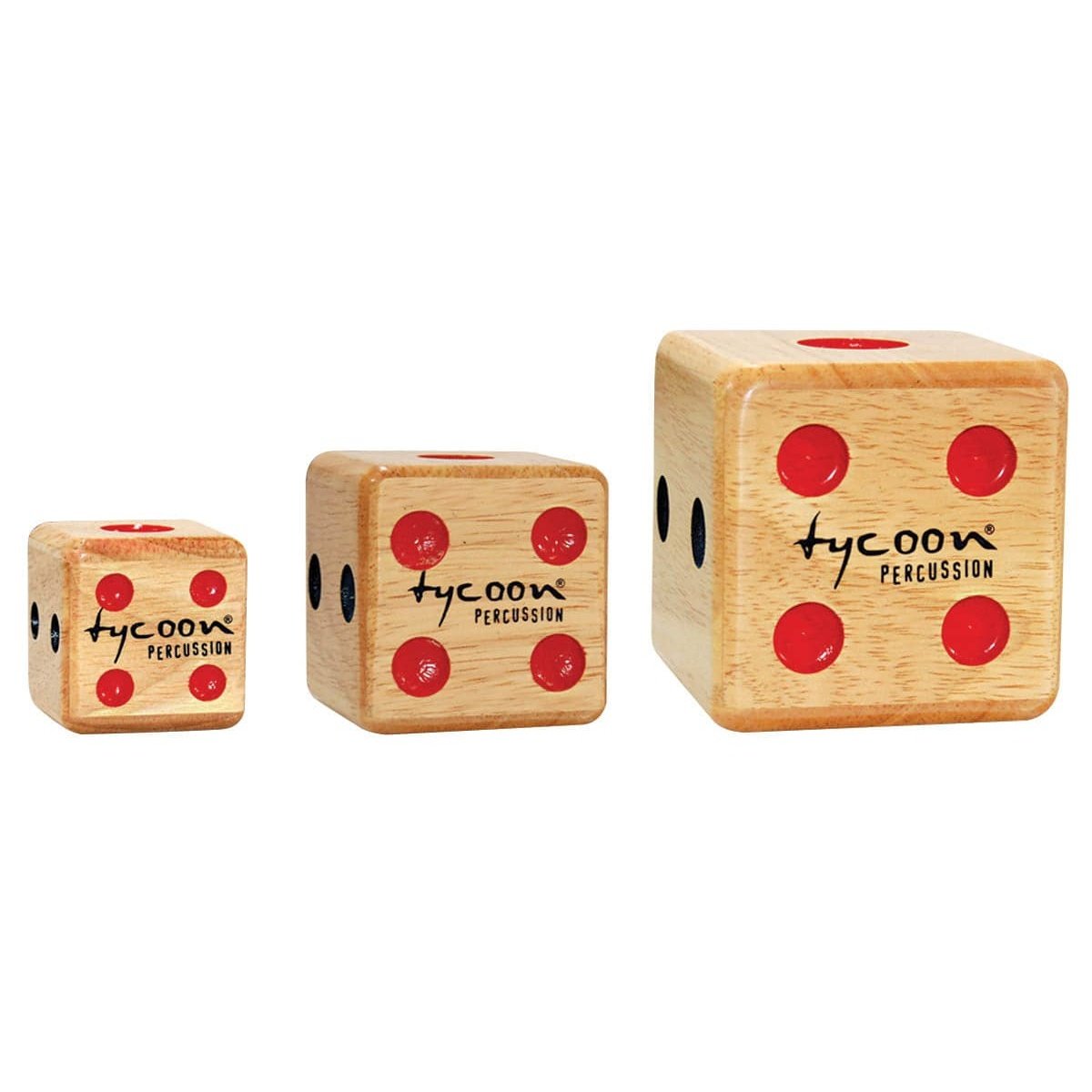 Tycoon Percussion Set Of 3 Dice Shakers — Drum Supply