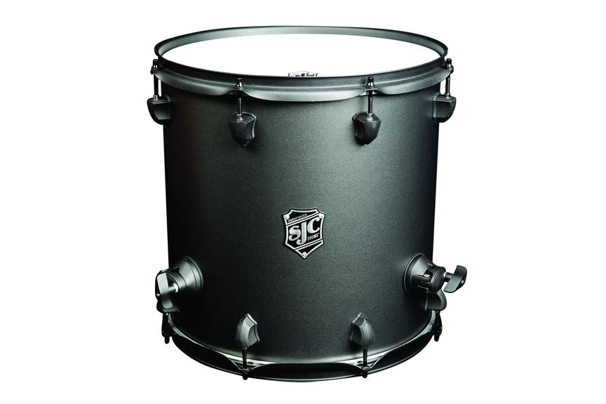 SJC Pathfinder Floor Tom 14x14 Galaxy Grey - Black Hardware