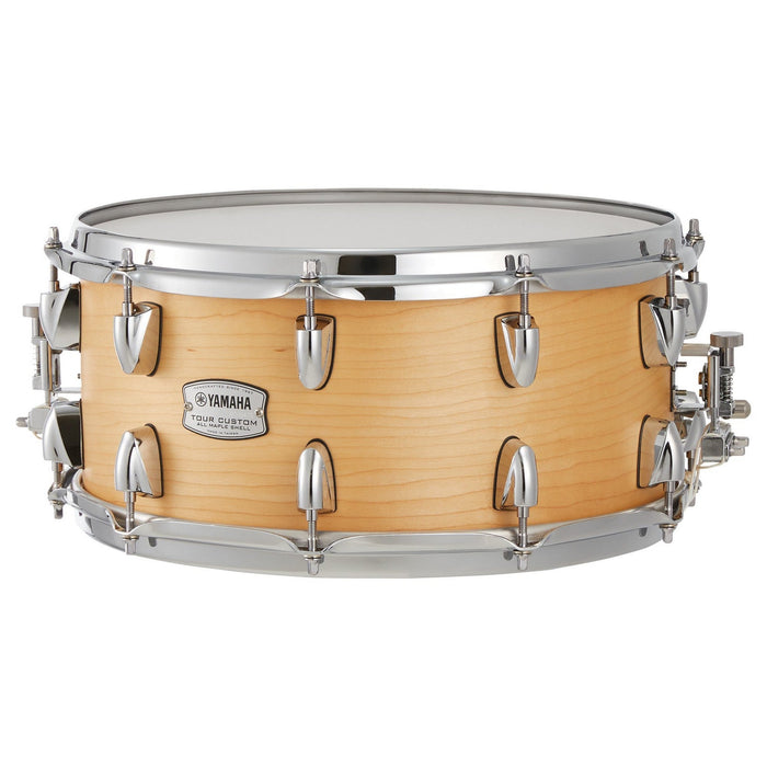 Yamaha Tour Custom Maple Snare Drum, 2.3 Millimeter Inverse Triple-Flanged Hoops