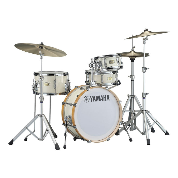 Yamaha Stage Custom Hip Drum Set Classic White