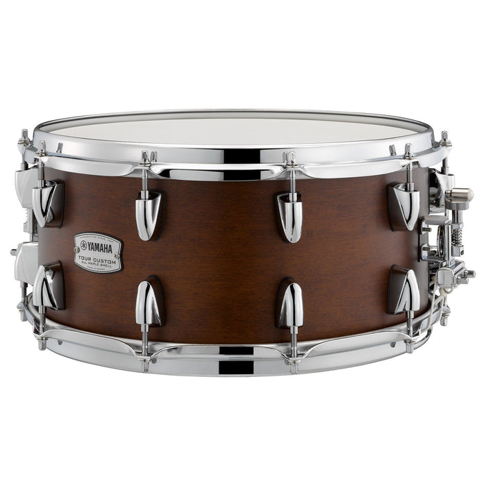 Yamaha Tour Custom 4-Piece Shell Drum Set with 22-Inch Bass Maple Chocolate Satin