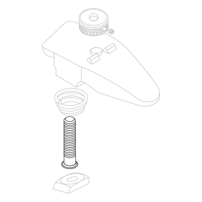 DW 1-5/8" x 1/4-20 Toe Clamp Screw