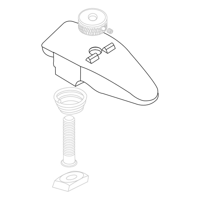 DW Toe Clamp w/ Mounting Hole For Screw/ Nut