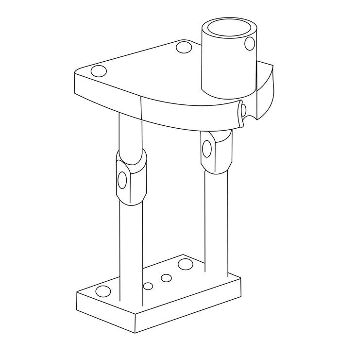 DW 9500 HiHat Base Casting Powder Coat