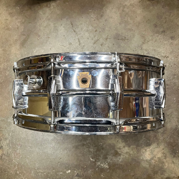 Ludwig Supraphonic 5 x 14 COB Chrome Over Brass Pre Serial - Early 1960s USED VINTAGE