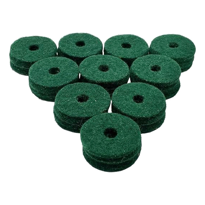 Cymbal Color Felt 10 Pack Green