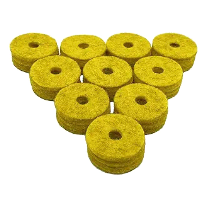 Cymbal Color Felt 10 Pack Yellow