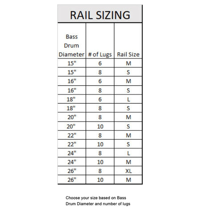 INDe Ultralight Low Profile Drill-Free Rail with Lugs