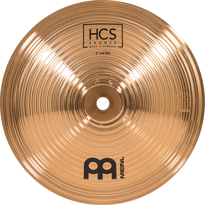 Meinl HCS B8 Bronze   8" Low Bell - HCSB8BL FINAL STOCK