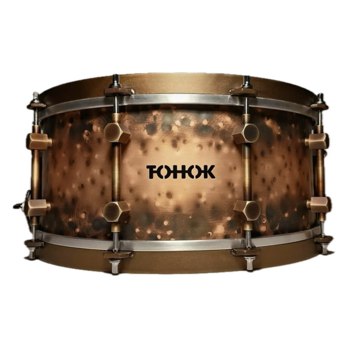 TOHOK Snare Drum 6.5 x 14 copper - 3mm thick - hammered