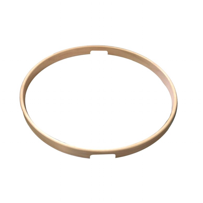 14" Raw Maple Hoop 1 inch tall - Bottom Snare Side - MH-2514S