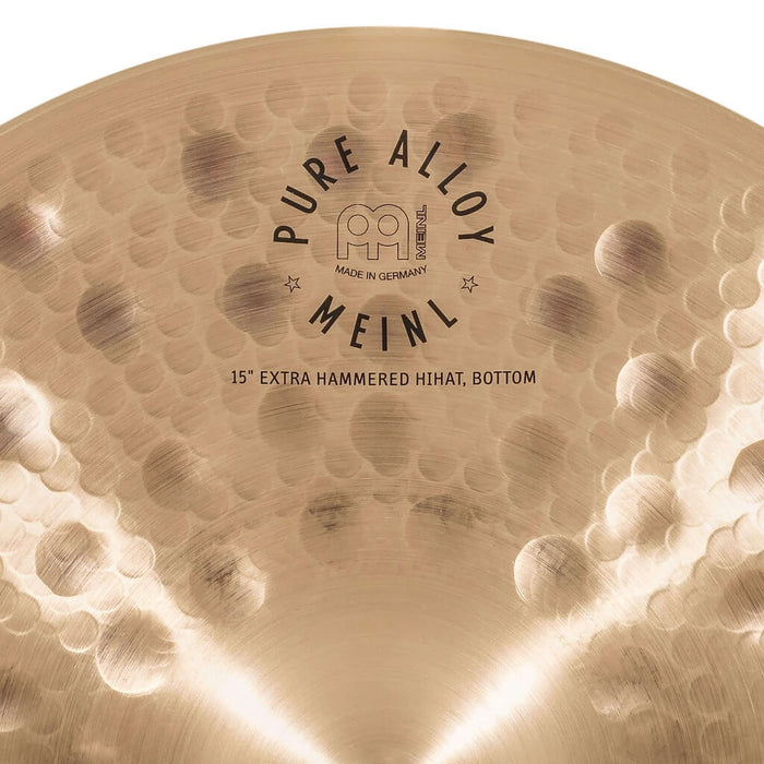 Meinl Pure Alloy Extra Hammered Hi Hat Cymbals 15" PA15EHH