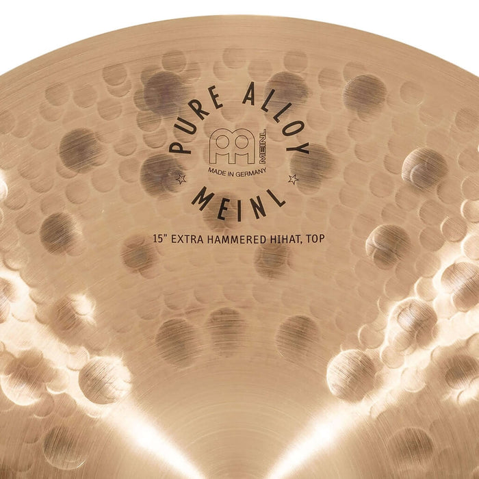 Meinl Pure Alloy Extra Hammered Hi Hat Cymbals 15" PA15EHH