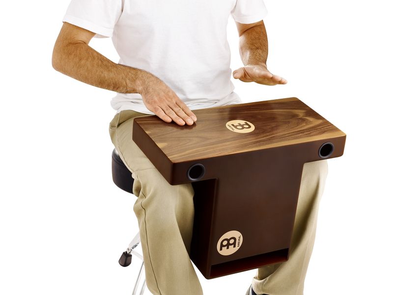 MEINL PERCUSSN TOPCAJ2WN Turbo Slap-Top Cajon, Walnut