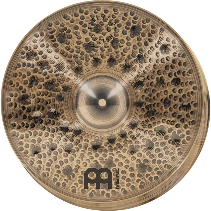 Meinl Pure Alloy Custom Extra Thin Hammered Hi Hat Cymbals 15" PAC15ETHH