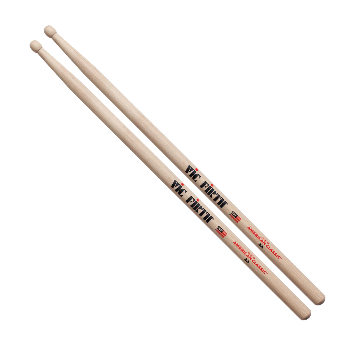 Vic Firth 3AW American Classic 3A Drum Sticks — Drum Supply