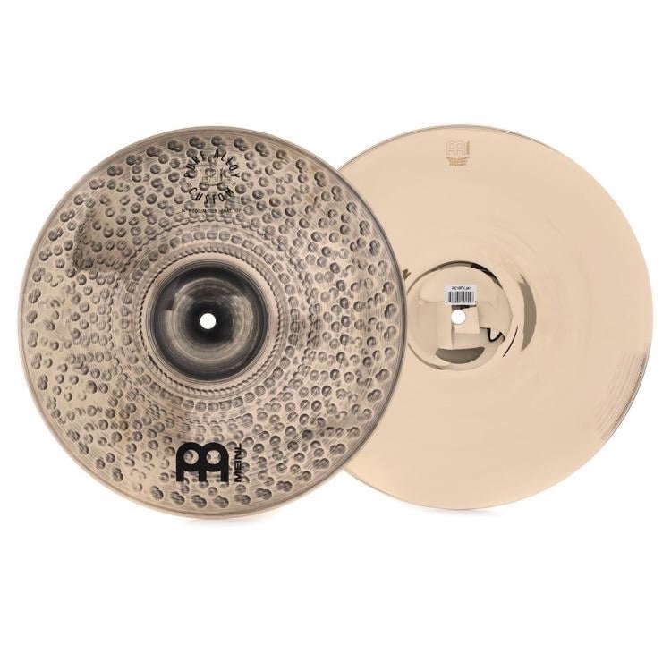 Meinl Pure Alloy Custom Medium Thin Hi-Hat Cymbals — Drum Supply House